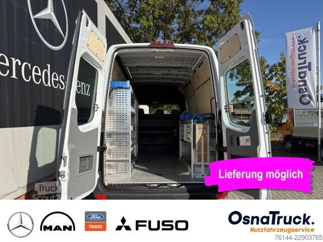 Fourgon tôlé Mercedes-Benz Sprinter 314 BT mittellang L2H2 WerkstatteinrichBC