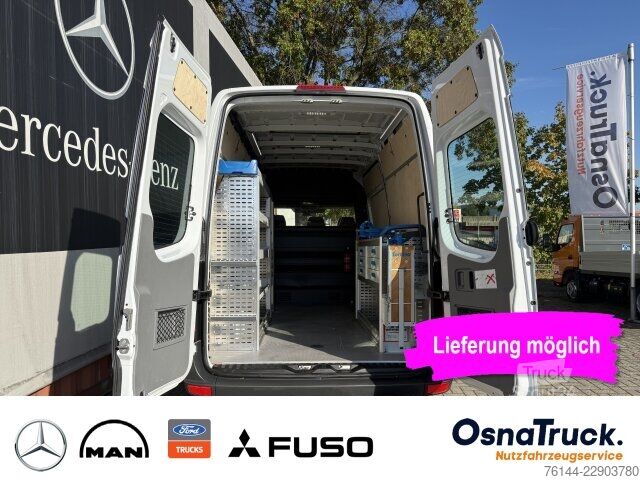 Fourgon tôlé Mercedes-Benz Sprinter 314 BT mittellang L2H2 WerkstatteinrichBC