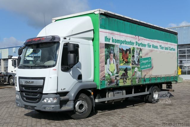 LKW mit Pritsche & Plane DAF LF 290 4x2, 7.200mm lang, Edscha, AHK, Klima