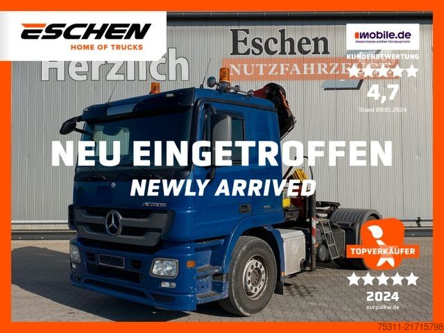 Стандартный седельный тягач MERCEDES-BENZ Actros MP3 1841 LS Kran Palfinger PK18502SH*FUNK