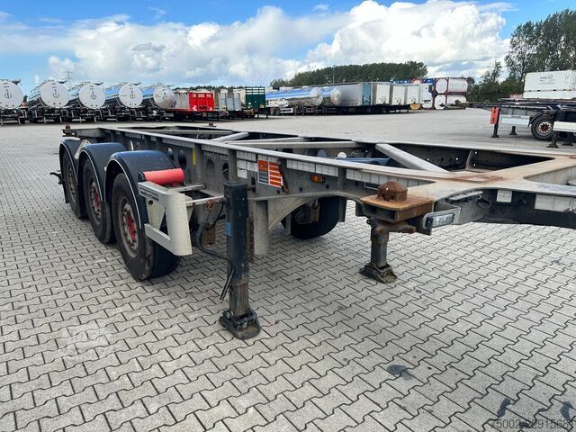Konteinerių vežimas Van Hool 3-ASSIGE OPLEGGER 20FT ADR chassis / empty weig...