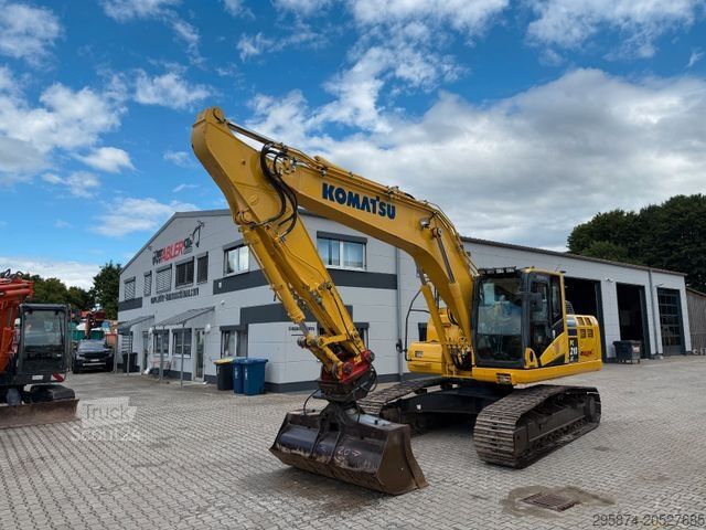 Verižni bager KOMATSU PC210 LC-10 MS 21 SW hydr. Grabenlöffel Klima