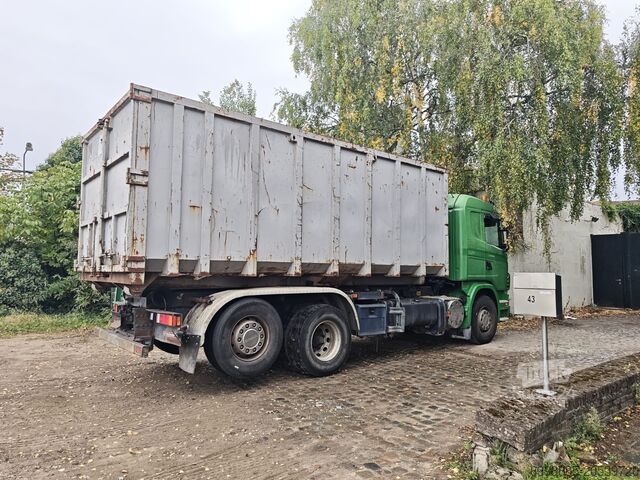 Camión volquete con brazo desmontable SCANIA G380