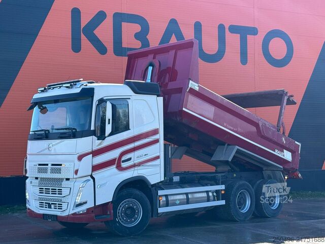 Kiper Volvo FH 460 6x4 CNG / TANDEM AXLE LIFT / RETARDER