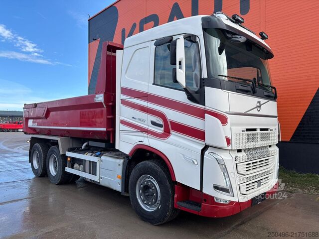 Kiper Volvo FH 460 6x4 CNG / TANDEM AXLE LIFT / RETARDER