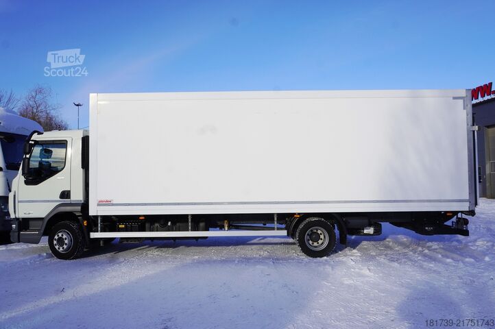 Konteiners DAF LF 12.210 18-pallet container with tail