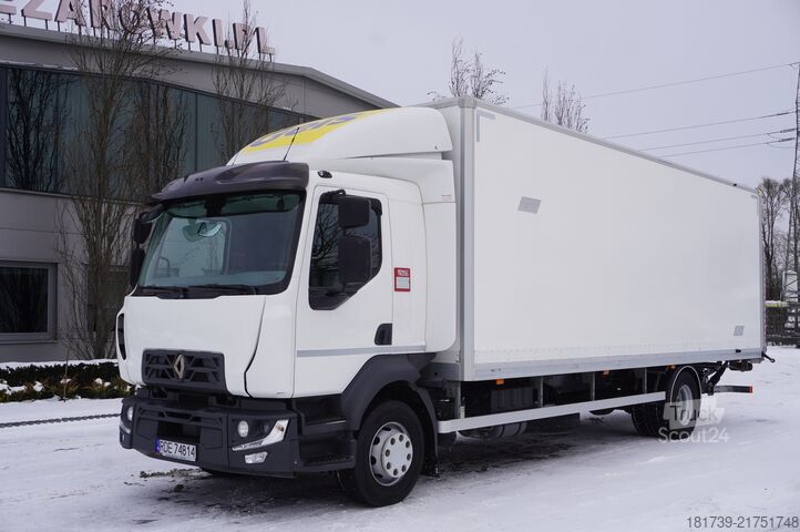 Konteiners Renault D280 16T / Box truck 18 EPAL / Tail lift