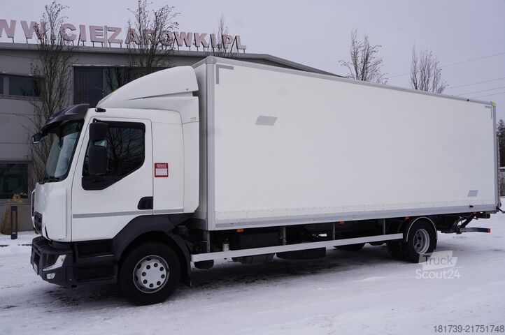 Konteiners Renault D280 16T / Box truck 18 EPAL / Tail lift