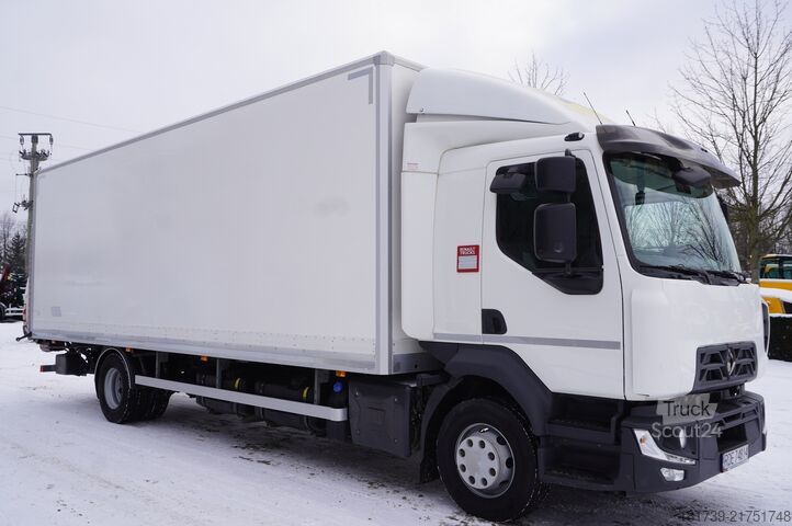 Konteiners Renault D280 16T / Box truck 18 EPAL / Tail lift