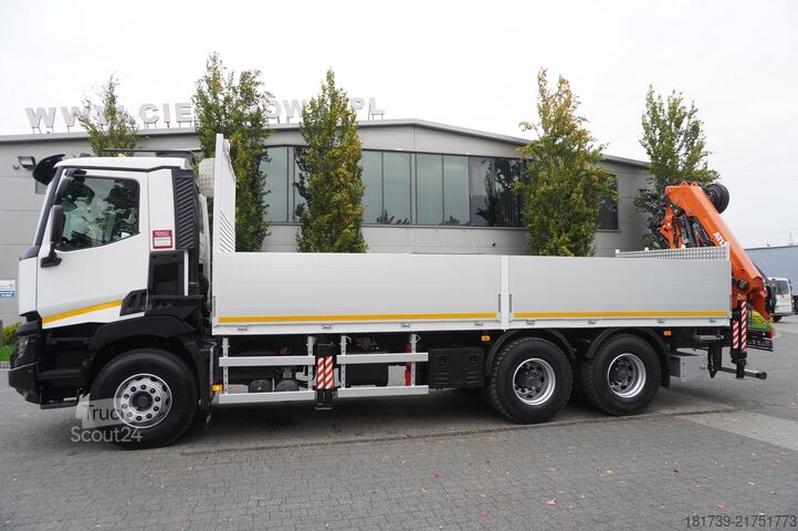 Platforma ar celtni Renault C380 Comfort 6x4 / Atlas 172.3E crane