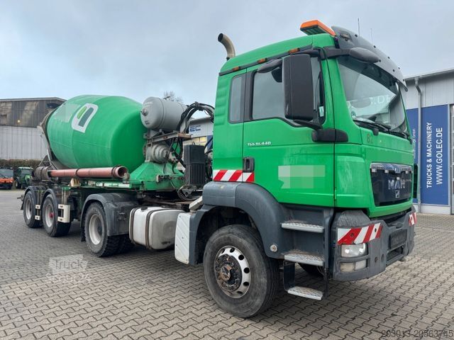 Betonmischer LKW MAN TGS 18.440 4x4H Eur 5 + Betonauf. Schwing 10 m3