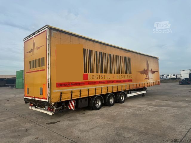 Odprta polprikolica s ponjavo KÄSSBOHRER MEGA * AIR CARGO * ROLLER BED * PR.+PLANE