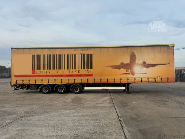Odprta polprikolica s ponjavo KÄSSBOHRER MEGA * AIR CARGO * ROLLER BED * PR.+PLANE