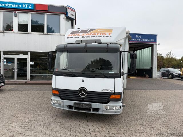Furgon cu prelată laterală MERCEDES-BENZ Atego