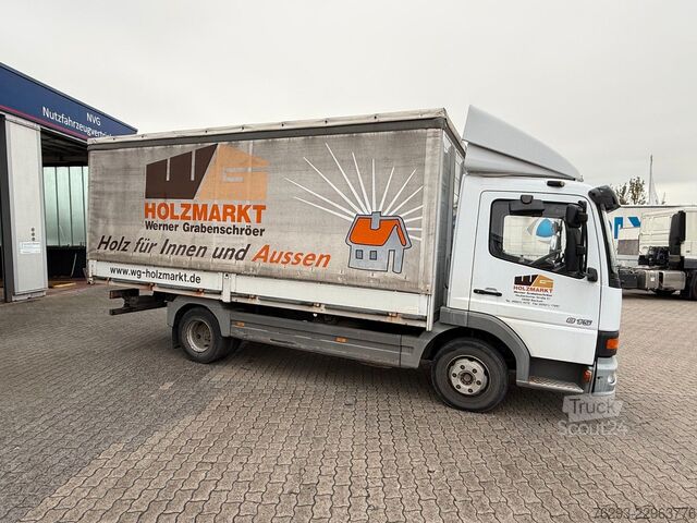 Furgon cu prelată laterală MERCEDES-BENZ Atego
