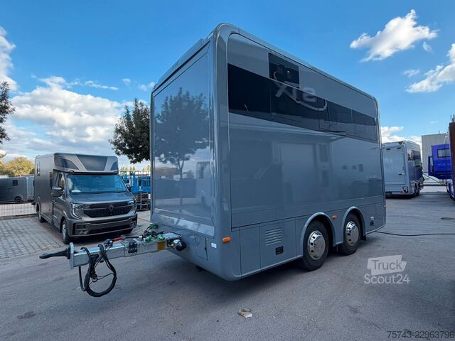 Hästtransportsläp  STX Trailer  4 Pferde Wohnung, Dusche, Neu