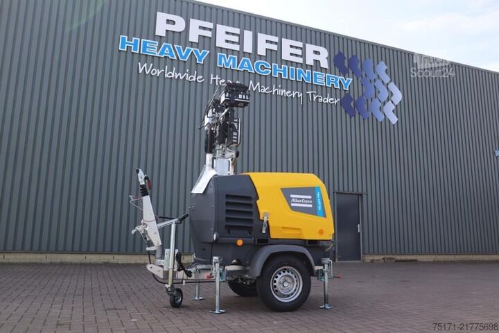 Turn de iluminat Atlas Copco Hilight H6+ Valid inspection, *Guarantee! Max Boom
