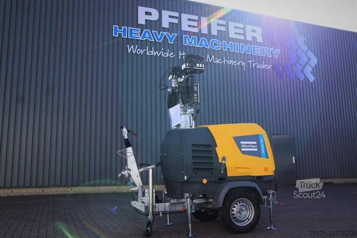 Turn de iluminat Atlas Copco Hilight H6+ Valid inspection, *Guarantee! Max Boom