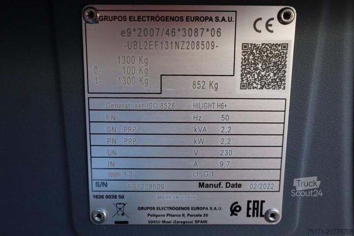 Turn de iluminat Atlas Copco Hilight H6+ Valid inspection, *Guarantee! Max Boom