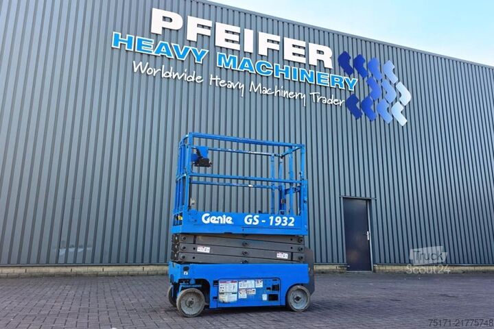 Saksinostin Genie GS1932 Electric, Working Height 7.8 m, 227kg Capac