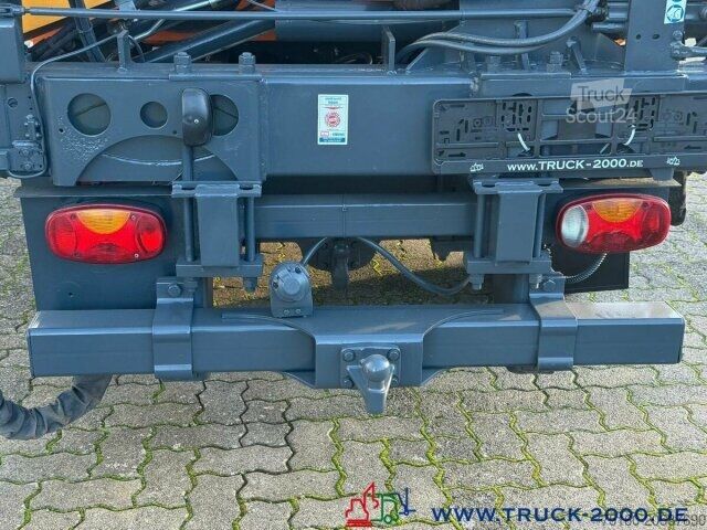 Trijų pusių savivartis furgonas Multicar Boki 4x4 Kran 5+6 Steuerkreis + Kommunalplatte