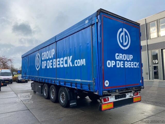 Przesuwne plandeki Kögel S24-1 / Tautliner / SAF + Disc / 1x Lift Axle