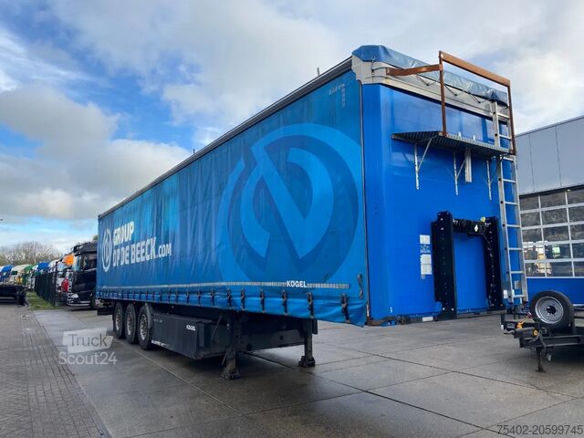 Przesuwne plandeki Kögel S24-1 / Tautliner / SAF + Disc / 1x Lift Axle