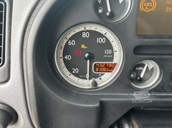 Camion cu platformă și prelată DAF LF 55 250 PLANE MIT LBW, E5