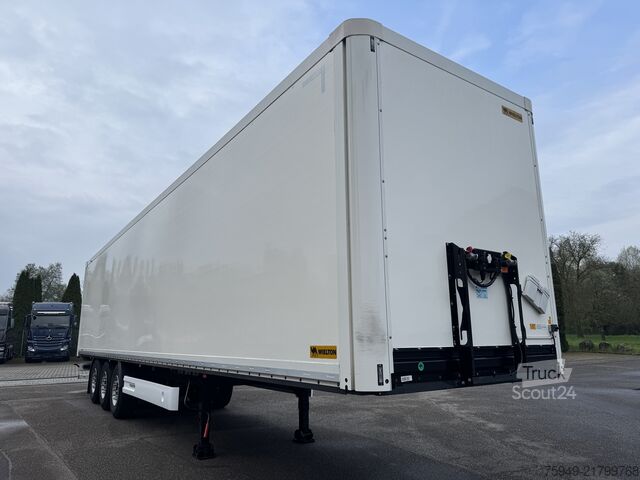 Caja seca de carga NS-3, eje elevable, SAF Wielton NS-3 Trockenfracht-Koffer, Liftachse, SA