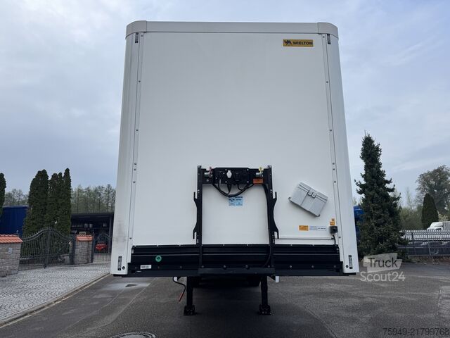 Caja seca de carga NS-3, eje elevable, SAF Wielton NS-3 Trockenfracht-Koffer, Liftachse, SA