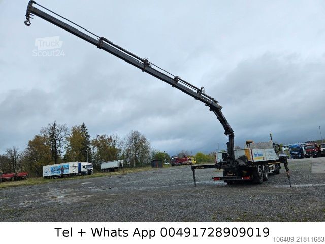 Вантажівка з відкритою платформою IVECO AT 260S42Y 7PS Kran+FUNK Hiab 166 E-4H EEV