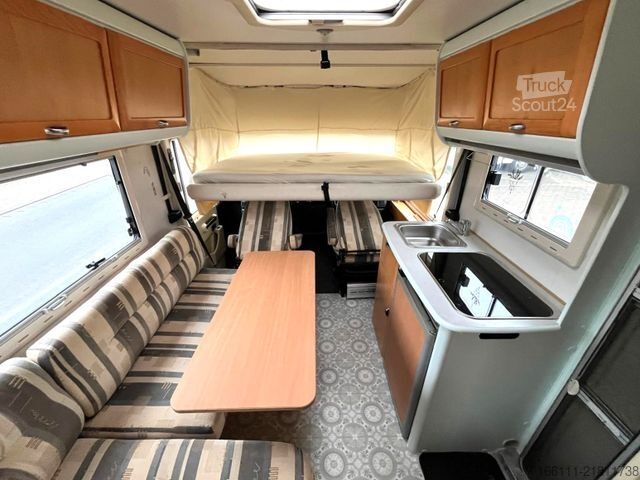 Integruota kemperis HYMER/ERIBA BC 574 - Fest/Hubbett - Solar - Klima - AHK -