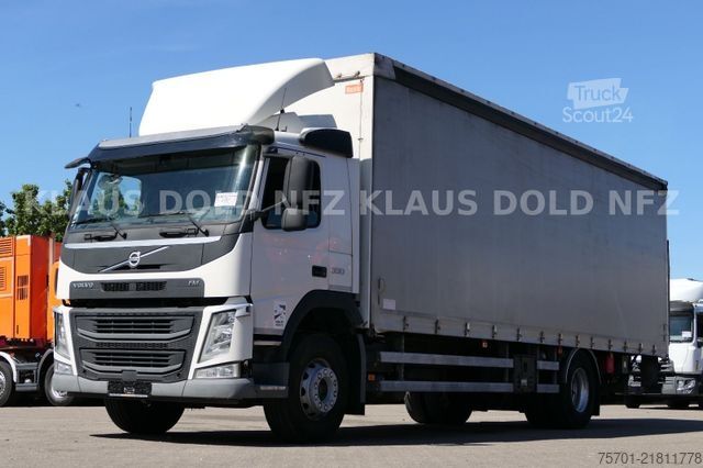 Camion plateau avec bâche VOLVO FM 330 Pritsche Plane Edscha XL-Tank LBW Euro 6
