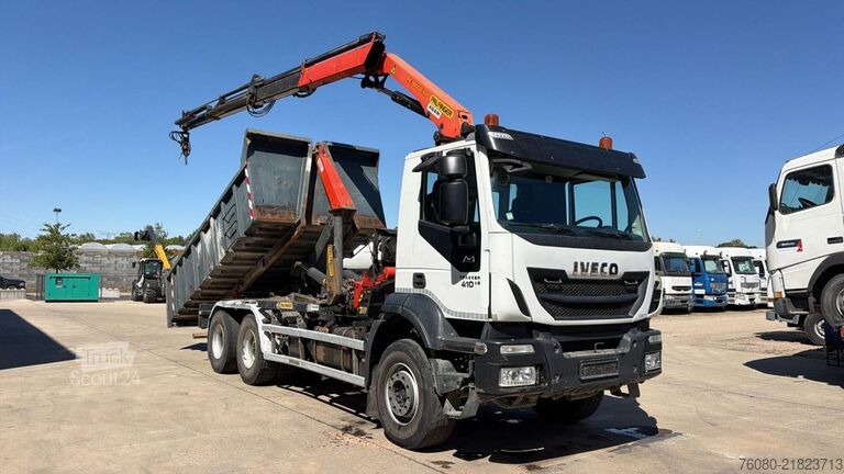 Kanca kol sistemi Iveco Trakker 410 (BE TRUCK / PALFINGER PK 18002 + PA...