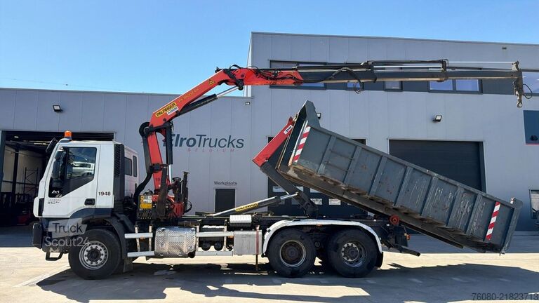 Kanca kol sistemi Iveco Trakker 410 (BE TRUCK / PALFINGER PK 18002 + PA...