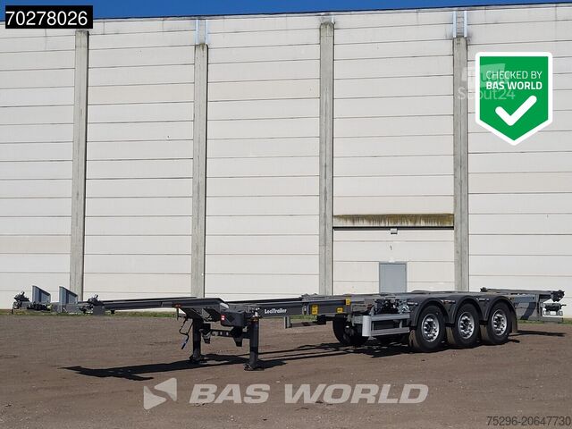 Konteineru pārvadājumi Lecitrailer SR3EC 3 axles UNUSED Liftachse Multi'45