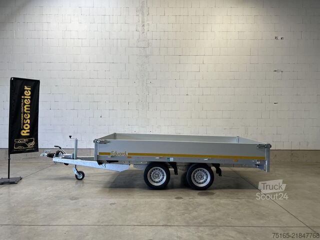 Flatbed trailer EDUARD 3318-4-P3-3563 Hochlader