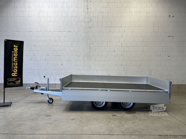 Flatbed trailer EDUARD 3318-4-P3-3563 Hochlader