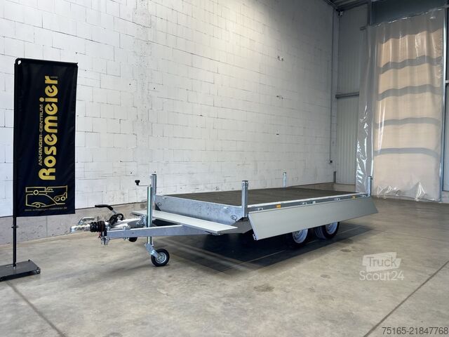 Flatbed trailer EDUARD 3318-4-P3-3563 Hochlader