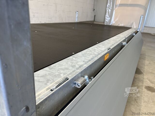 Flatbed trailer EDUARD 3318-4-P3-3563 Hochlader