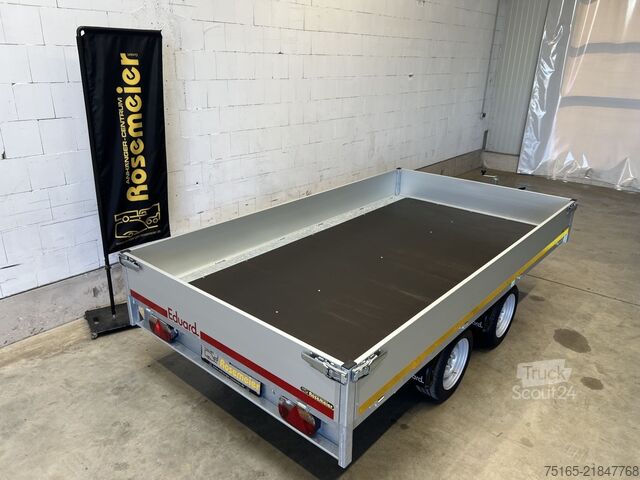 Flatbed trailer EDUARD 3318-4-P3-3563 Hochlader