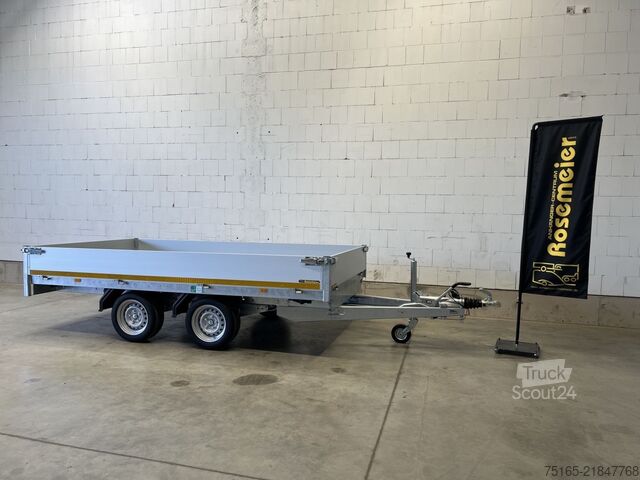 Flatbed trailer EDUARD 3318-4-P3-3563 Hochlader