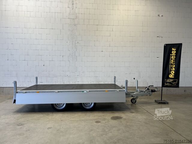 Flatbed trailer EDUARD 3318-4-P3-3563 Hochlader