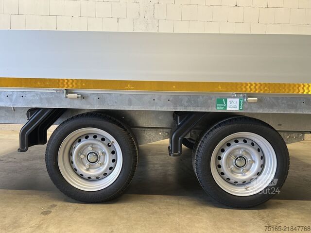 Flatbed trailer EDUARD 3318-4-P3-3563 Hochlader