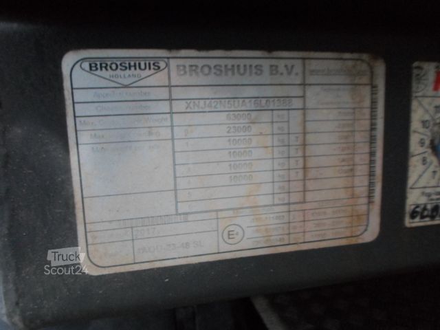 Standard dragbil MERCEDES-BENZ 2663LS/ Broshuis 4 Achser/ Teletieflader