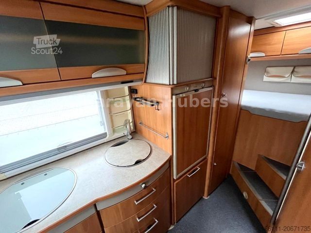 Integraal camper HYMER/ERIBA B 524 - Klima - Hub/Festbett - Sat/TV - Solar