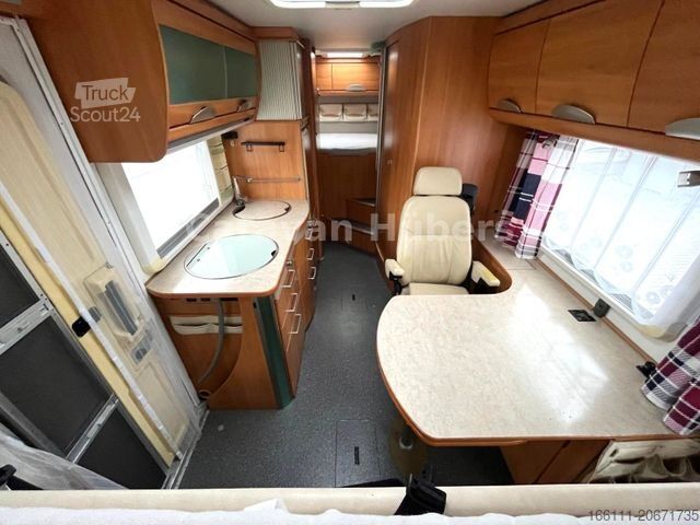 Integraal camper HYMER/ERIBA B 524 - Klima - Hub/Festbett - Sat/TV - Solar