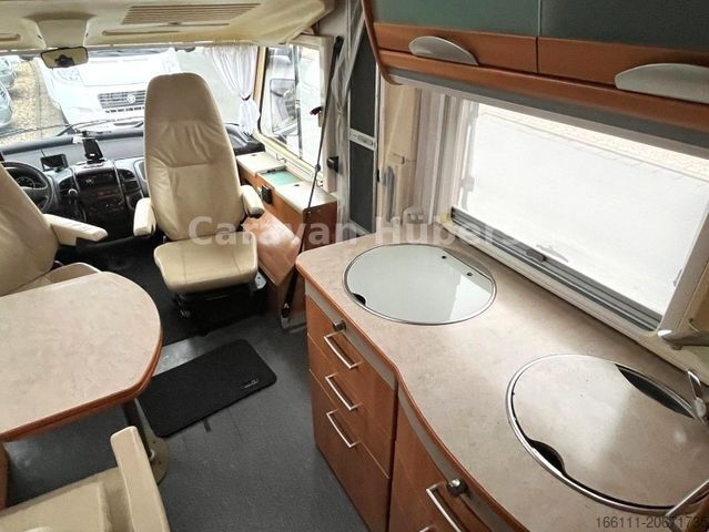 Integraal camper HYMER/ERIBA B 524 - Klima - Hub/Festbett - Sat/TV - Solar