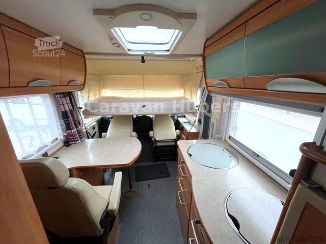 Integraal camper HYMER/ERIBA B 524 - Klima - Hub/Festbett - Sat/TV - Solar