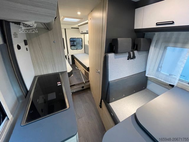 Τροχόσπιτο αυτοκινούμενο SUNLIVING V 65 SL | Solar, RFK, Markise, Fahrradträger